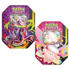 POKEMON - PACK 2 TIN MEGA GENGAR EX Y CLEFABLE EX INGLES