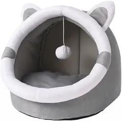 GENERICO - Cama Cueva Tiburón Para Gatos Y Perros Pequeños De Felpa