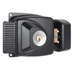 ODIS - Cerradura Chapa eléctrica de Sobreponer 783 Con Caja para Reja