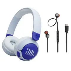 JBL - Audifonos inalámbricos JR320BT Para Niños-Azul Regalo Tune 310C