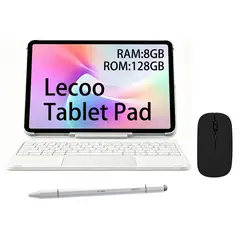 LECOO - Tablet Pad 8GB+128GB WIFI 12.7+Teclado+Lápiz+Mouse Negro