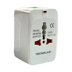 TECNOLAB - Adaptador Universal De Viaje Zentrel Travel Tl357
