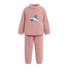 QIKUN - Pijama Invierno Mujer Pijama Micropolar Juvenil