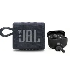 JBL - Parlante bluetooth GO 3 IP67 Y Audífonos Bluetooth WAVE 200 TWS