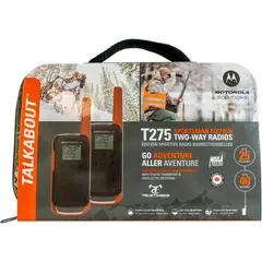 MOTOROLA - Kit Walkie-talkie T275 Sportsman Edition. Bolso Y Manos Libres 40km