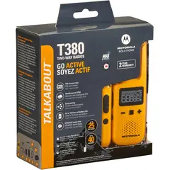 MOTOROLA - Radio 2 Vías Walkie Talkie Handy Talkbaout T380 40k