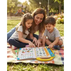 GENERICO - Libro Sensorial Montessori Educativo Para Aprendizaje Temprano