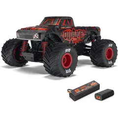 OEM - Arrma Rc Monster Truck 116 Quake Grom Color Rojo 4x4 Rtr Brushed