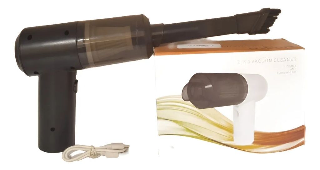 GENERICO Mini Aspiradora Portátil e Inalámbrica 2 en 1