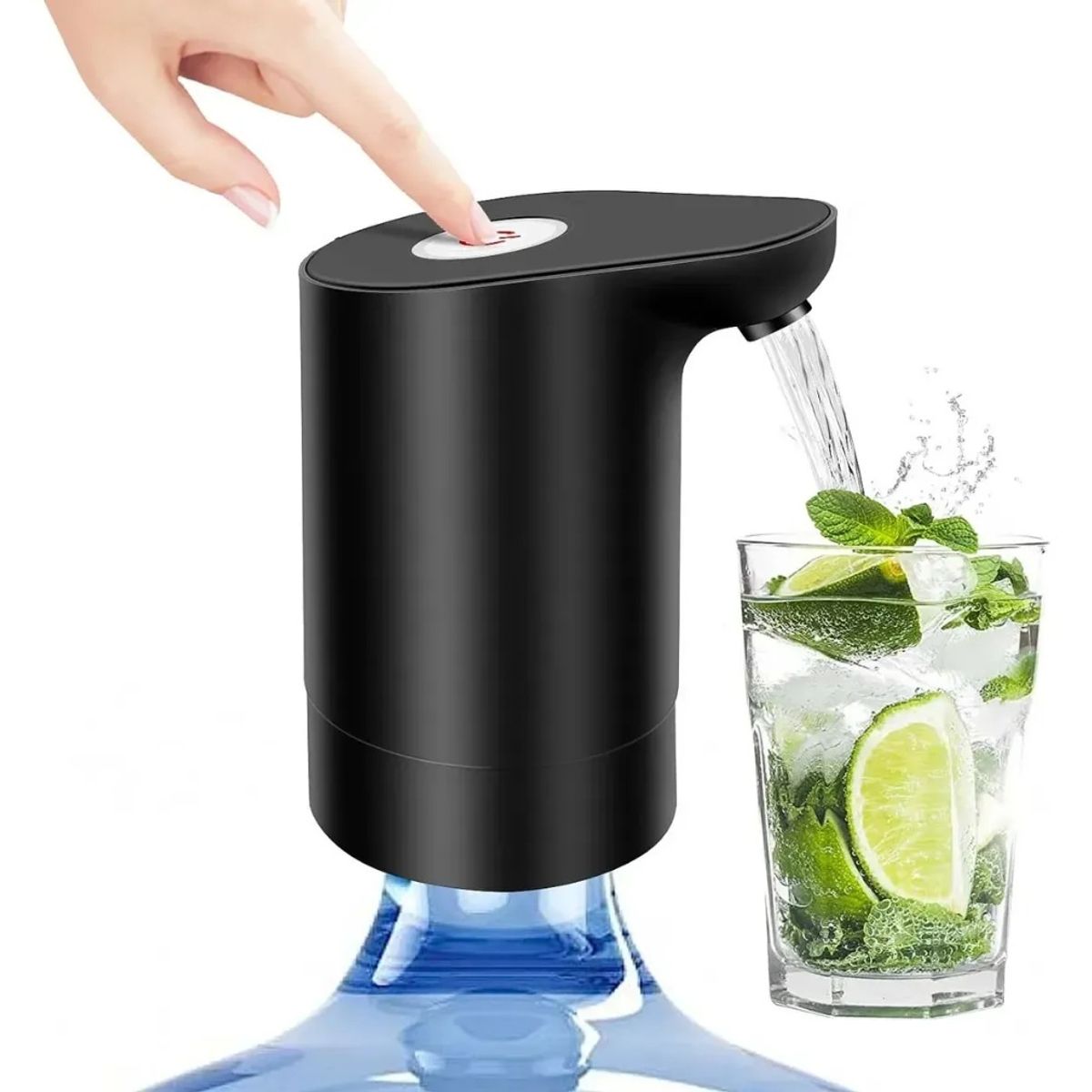 GENERICO - Dispensador de Agua USB Bomba de Garrafón Recargable