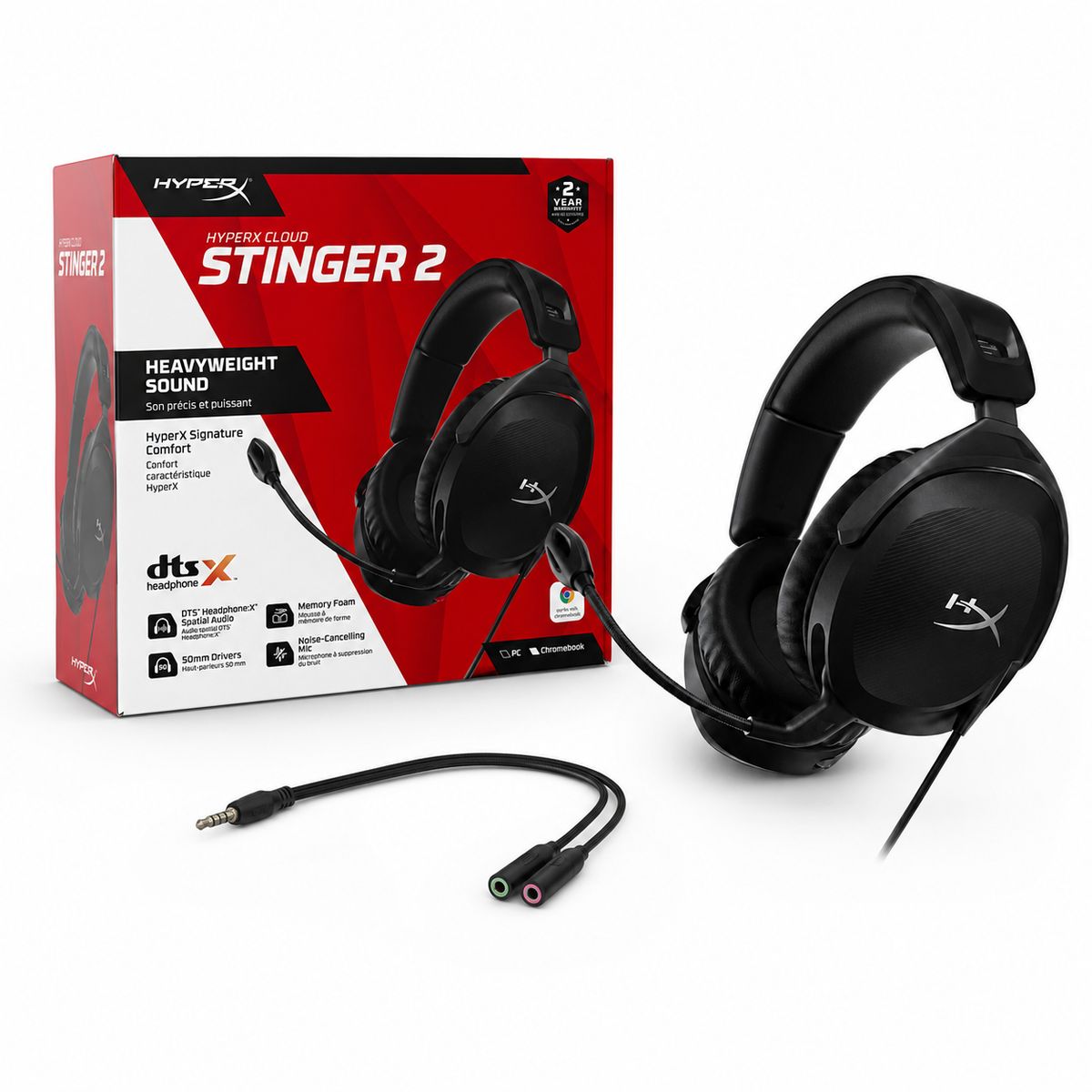STINGER - Audifonos Gamer HyperX Cloud Stinger 2 DTS X PC
