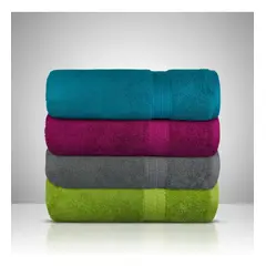 CHITECO - Pack 4 Toallas De Baño (by Lourdes) 500g Colores 140 X 70 Cm