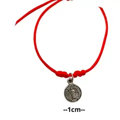 GENERICO - Pulsera San Benito Hilo Rojo Para Bebé