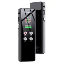 GENERICO - Grabador de voz digital 64 Gb Negro
