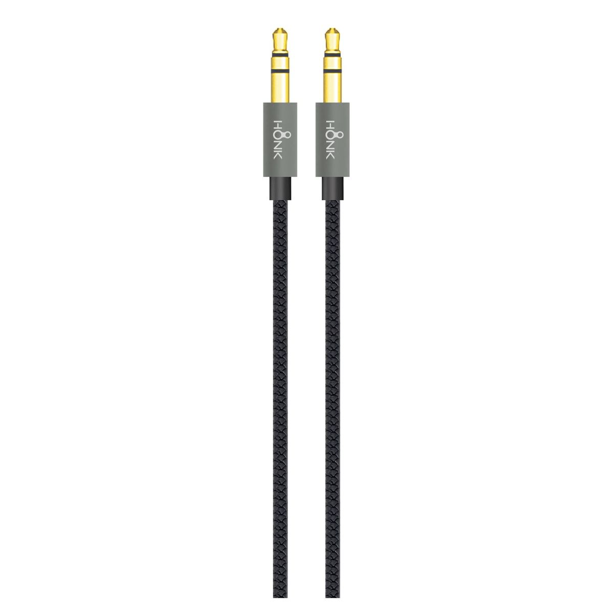 HONK - Cable Auxiliar 1.2mt Honk Jack 3.5 Plug Negro