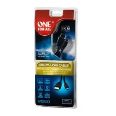 ONE FOR ALL - Cable HDMI a Micro HDMI 3mt