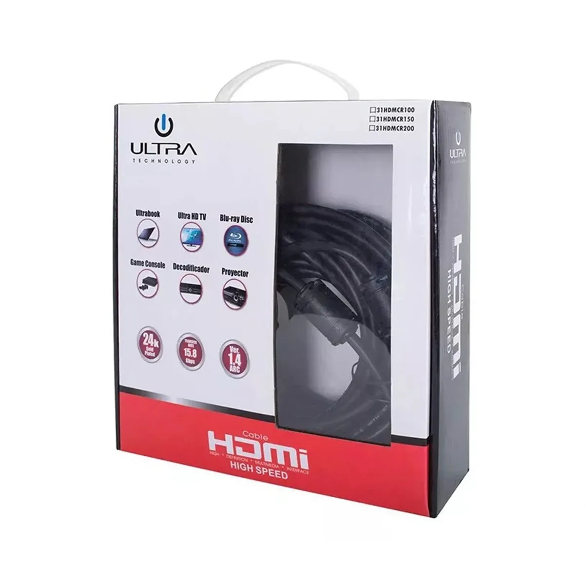 ULTRA - Cable Hdmi 10 Mts V1.4 Ultra CR100