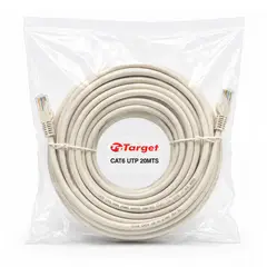 TARGET - Cable de Red 20 mts Patch Cord UTP Cat 6