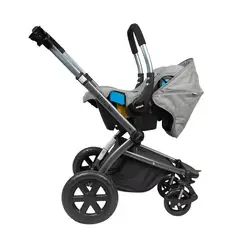 INFANTI - Coche Moises Con Huevito Y Base Epic 5g gris