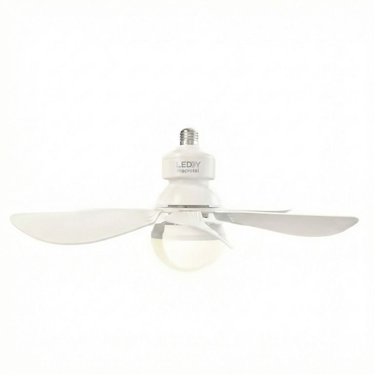 MACROTEL Lampara Con Ventilador LEDBY e27 LB-VA60