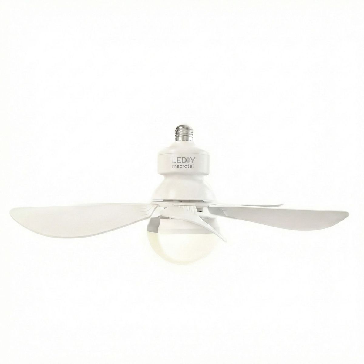 MACROTEL - Lampara Con Ventilador LEDBY Macrotel e27 LB-VA60