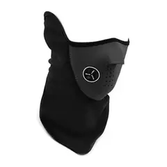 OEM - Máscara Moto o Bicicleta de Neopreno y Polar Negro