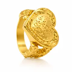 GENERICO - Anillo ajustable CORAZON TALLA 6