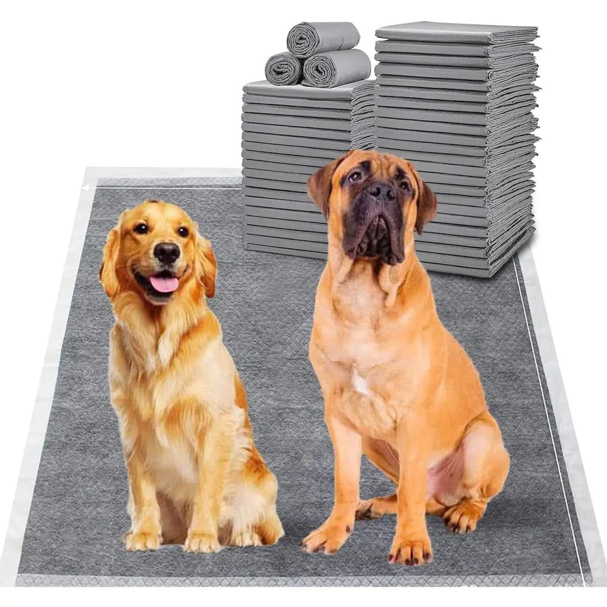 EVERSO - 100 Pañales Tipo Sabanillas Mascotas Perros 60x90 Cms