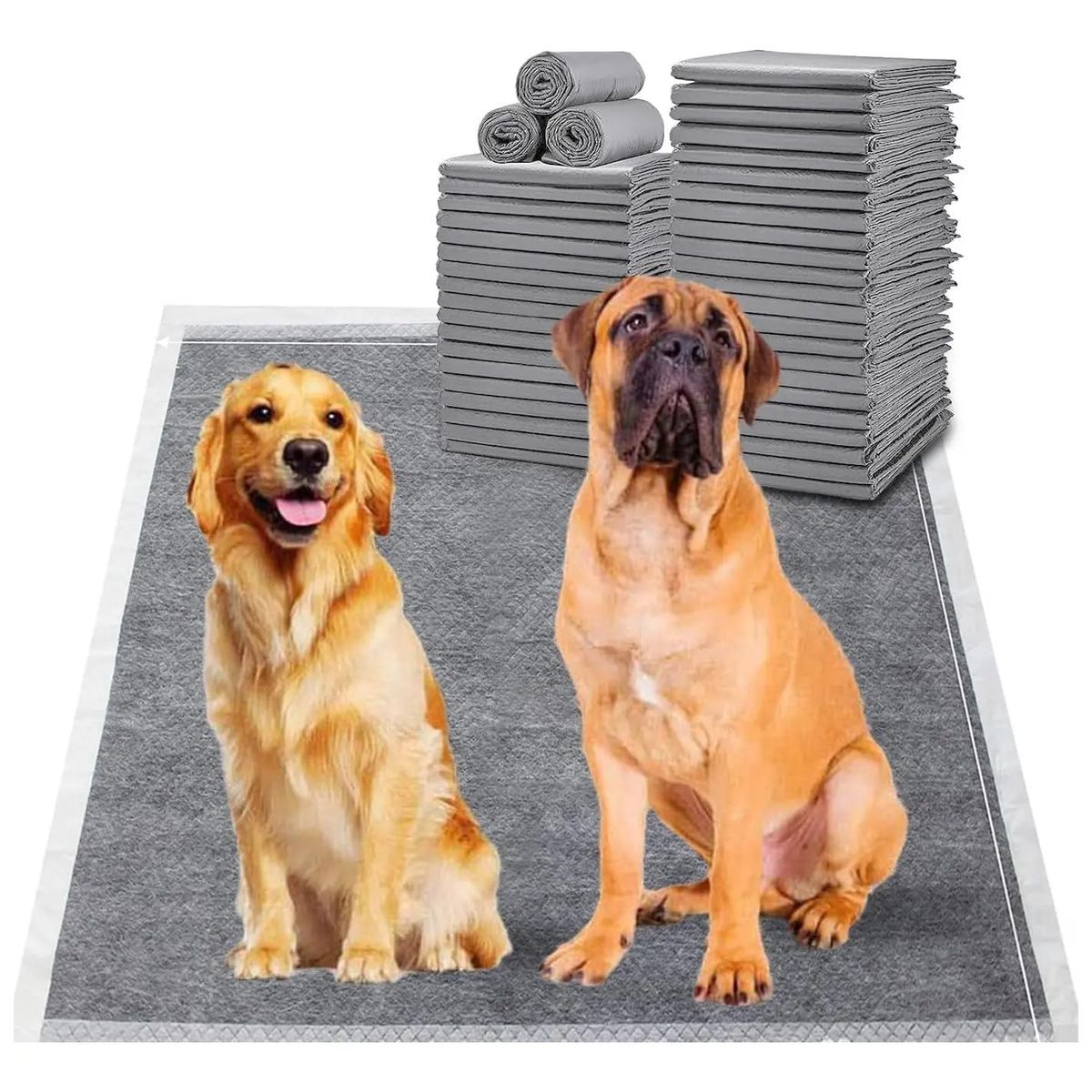 EVERSO - 100 Pañales Tipo Sabanillas Mascotas Perros 60x90 Cms