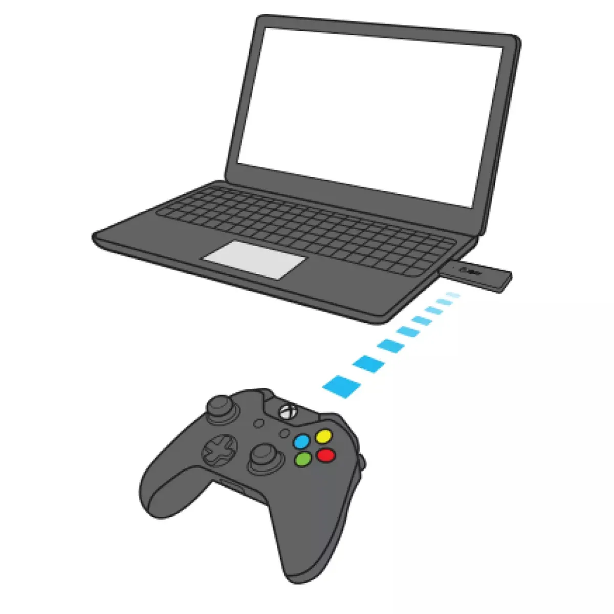 XBOX - Receptor de control inalámbrico Xbox One de segunda generación