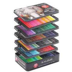 GENERICO - Set 180 Lapices Colores Arte Profesional Dibujo Caja Metálica