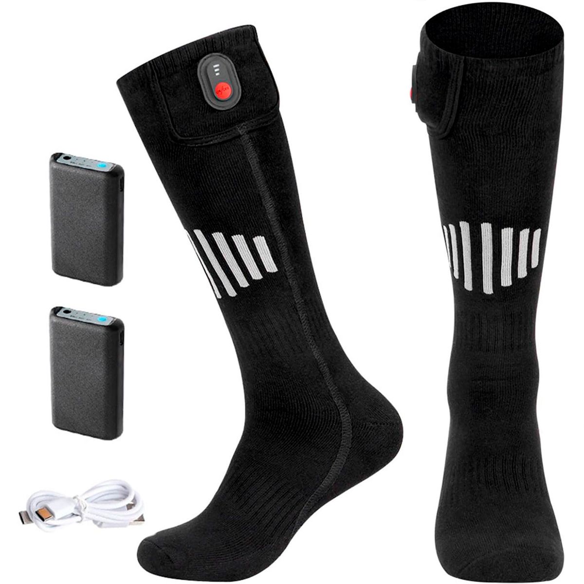 EMETRES - Calcetines Calefaccionados Negros Con Bateria