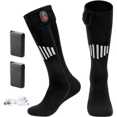 EMETRES - Calcetines Calefaccionados Negros Con Bateria