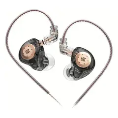 KZ - Audífonos EDX Pro Black Hifi IEM 1DD Sin Micrófono