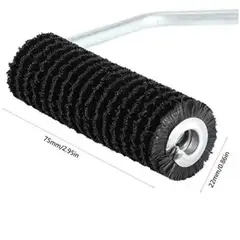 GENERICO - Rodillo Burbujero Metálico Fibra De Vidrio 3 Pulgadas 7.5cm