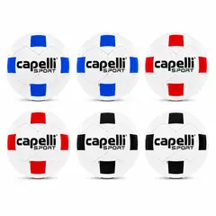 CAPELLISPORT - Pack de 6 Balones de Fútbol Capelli Sport N° 5