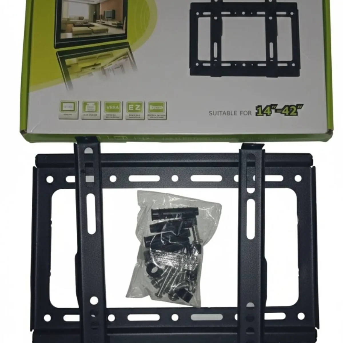 GENERICO - Soporte de Pared Fijo para TV de Pantalla Plana 14 a 42 Pulgadas