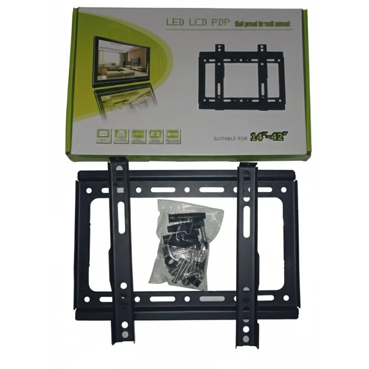GENERICO - Soporte de Pared Fijo para TV de Pantalla Plana 14 a 42 Pulgadas