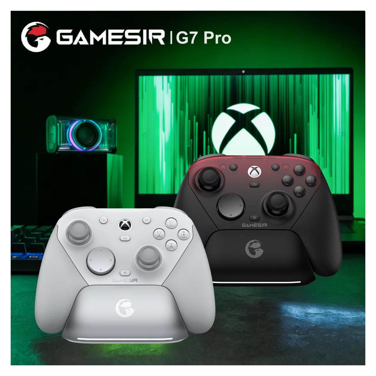 GAMESIR - Control con cable GameSir G7 Pro base de carga compatible con Xbox Series XS One PC Steam y Android
