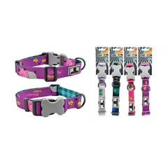 GENERICO - Collar Para Perros Medianos - 2cm - Ajustable - Nylon Colores Surtidos