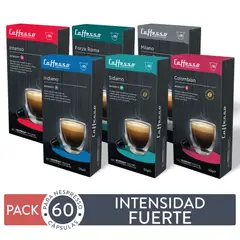 CAFFESSO - Pack x60 Cápsulas De Café Intensidad Fuerte Para Nespresso