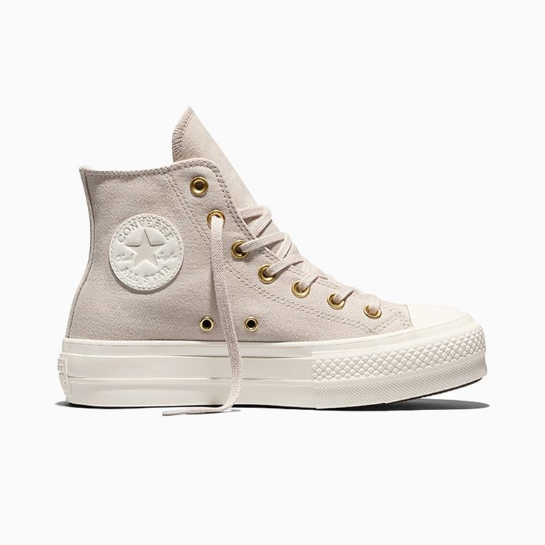 Zapatilla Chuck Taylor All Star Lift Mujer Beige