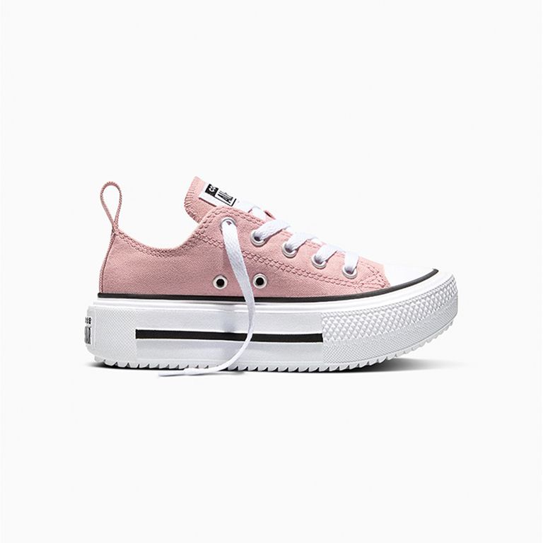 Zapatilla Chuck Taylor All Star Lift Double Stack Niños JR Rosado