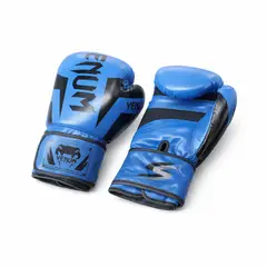 GENERICO - Guantes De Box De 12 Onzas Azul y Negro en Pares