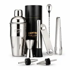 CANTINA - Coctelera Set Bartender Acero Inox Especial Regalo