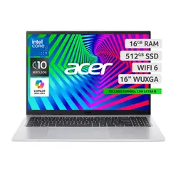 ACER - Notebook Aspire GO 16 AG16-71P-74BL-CL-1 Intel Core 7 16GB RAM 512GB SSD 16" WUXGA