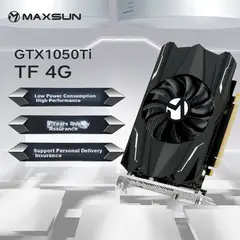 MAXSUN - Tarjeta de Video GTX 1050Ti 4GB Blanco