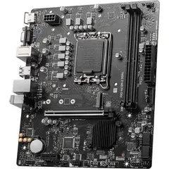 MSI - Placa Madre PRO H610M-E DDR4, Compatible con CPU 12490F13490F13400F Intel H610LGA 1700
