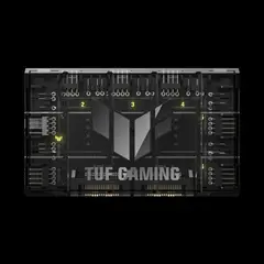 ASUS - Hub Ventiladores TUF TFH-01, 6 Puertos, ARGB+PWM, Magnético, Negro