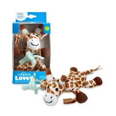 DR BROWN'S - Peluche Sujeta Chupetes Jirafa con Chupete Celeste 1 Pieza Dr. Brown´s